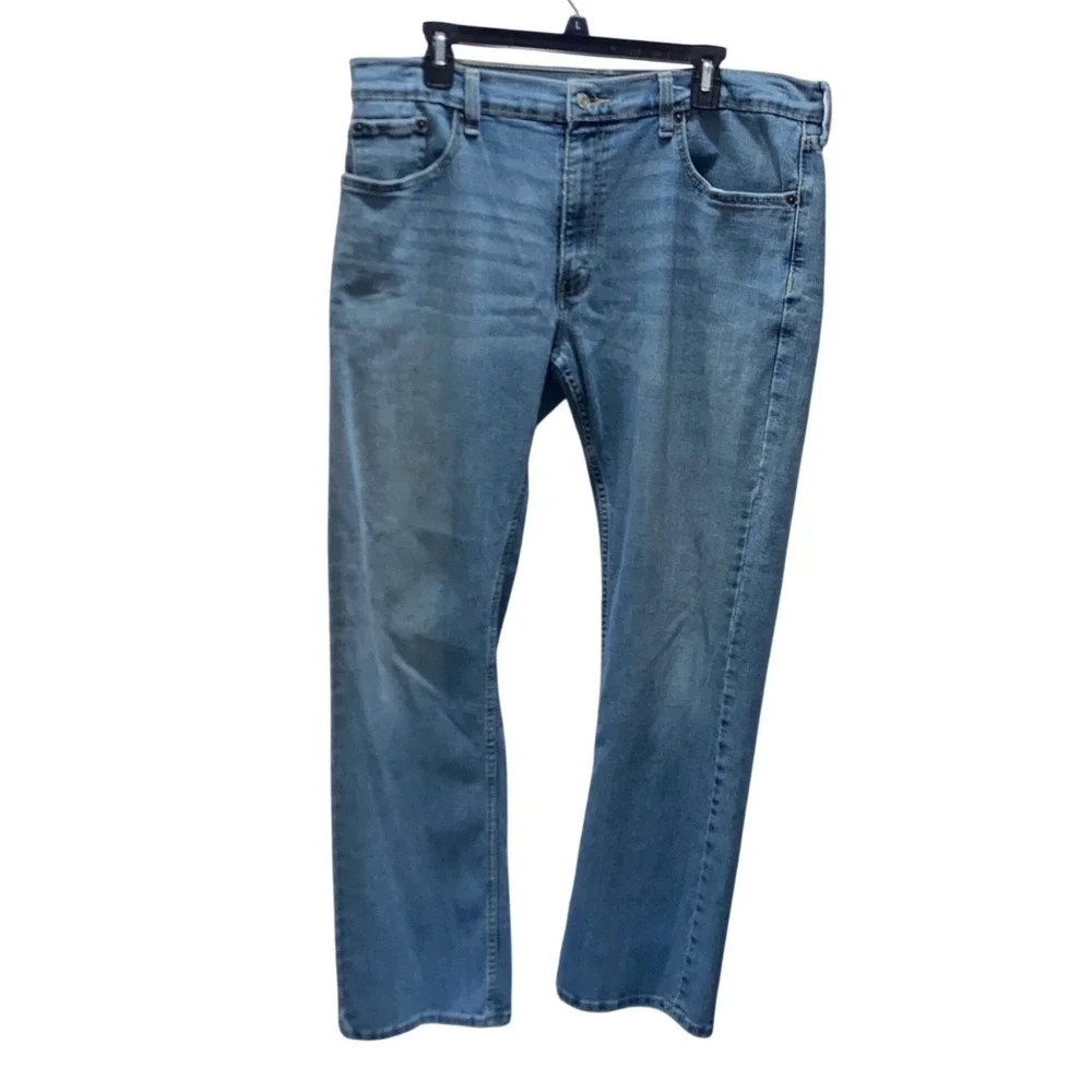 Signature by Levi Strauss Mens 561 Relaxed Straight Leg Blue Jeans 39x31.5